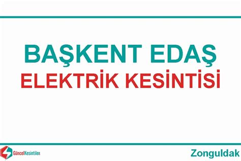 zonguldak merkez elektrik kesintisi